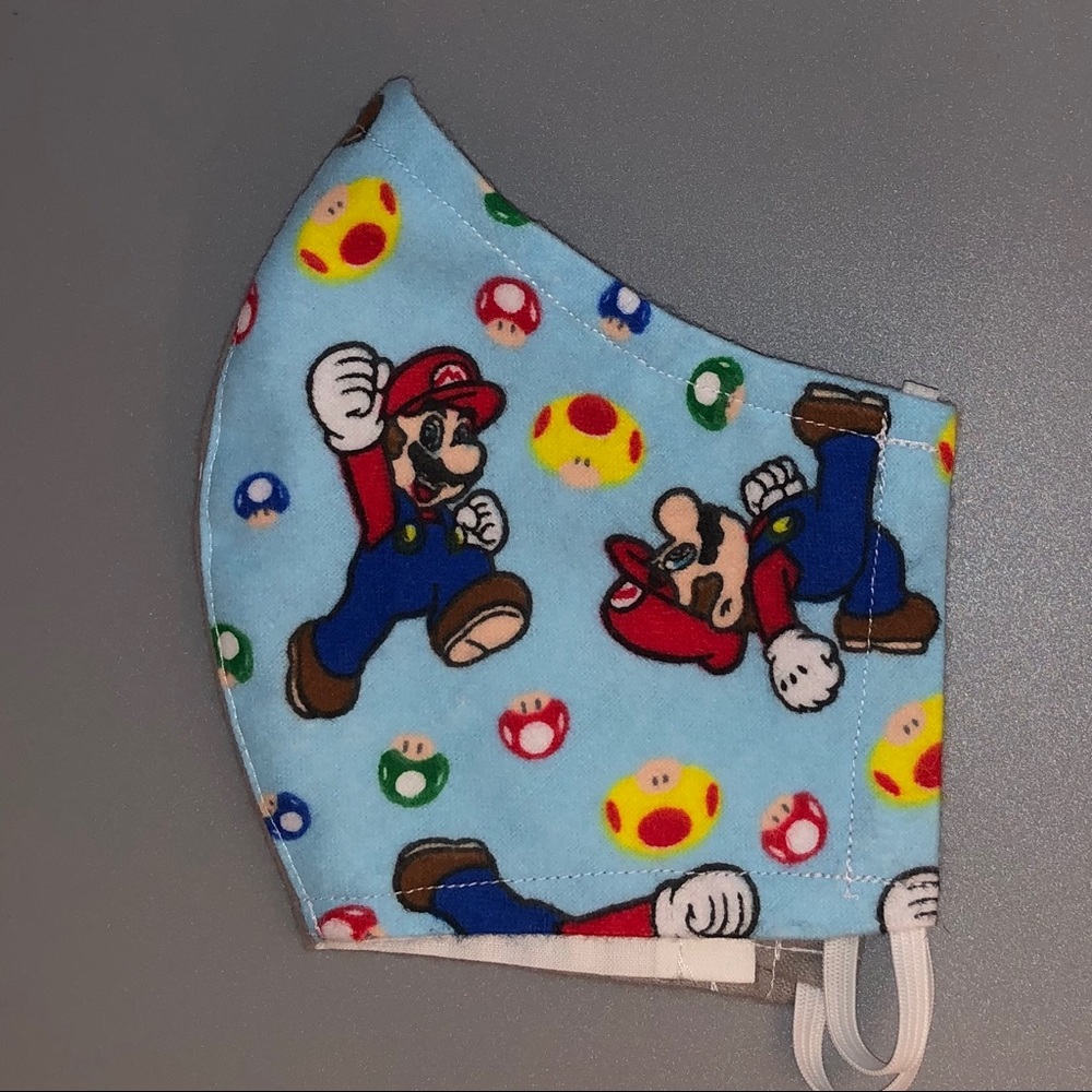 Super Mario fabric face mask